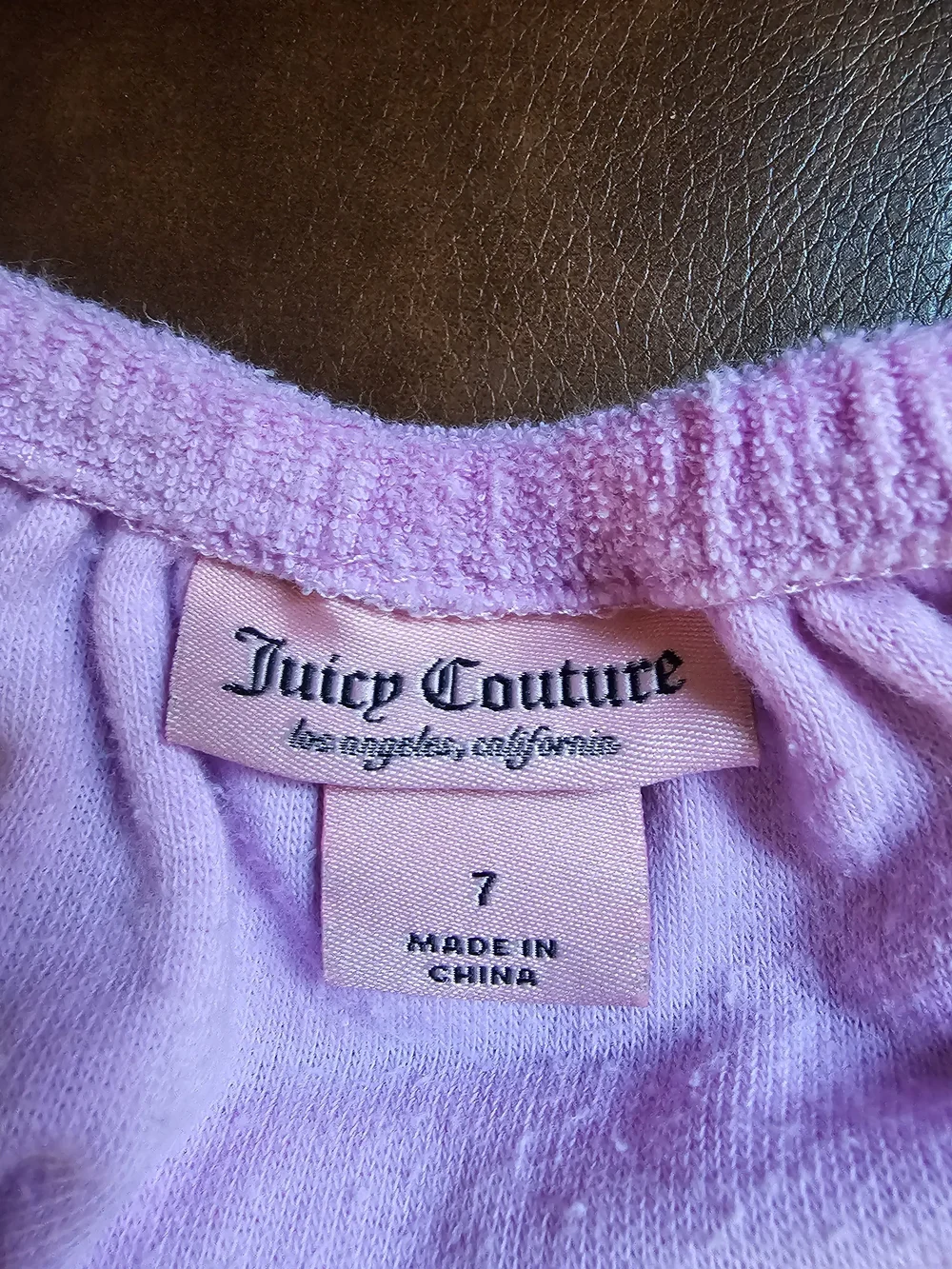 Juicy Couture soft terry