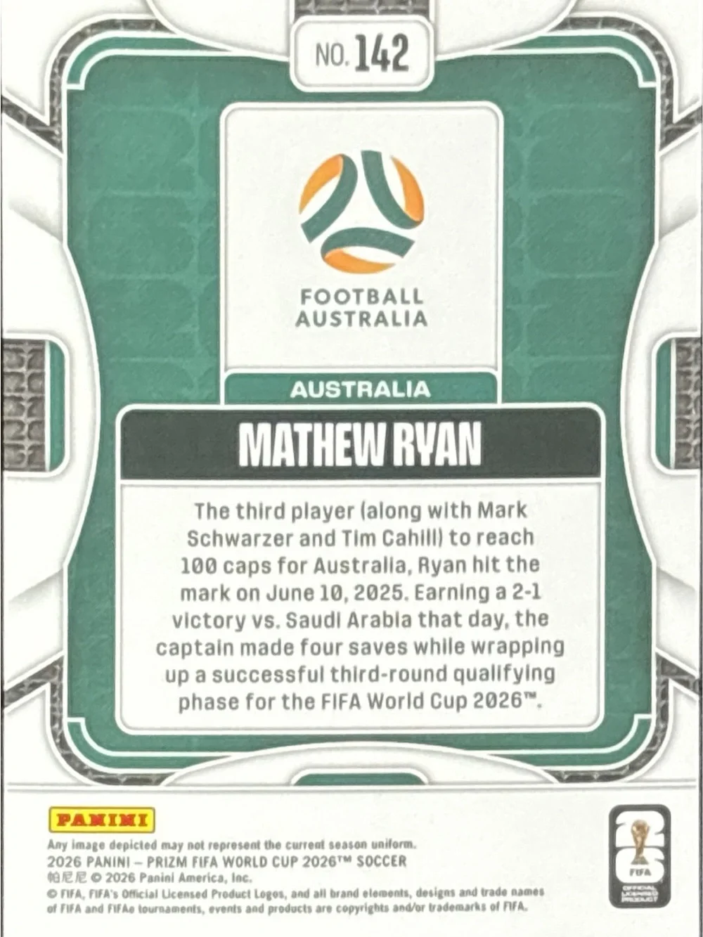 Panini name finish collectible