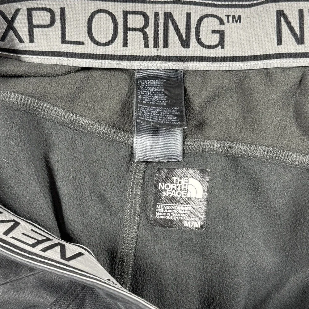 THE NORTH FACE NEVER STOP SHORTS Black  lined FLEECE SWEATS SZ Medium‎