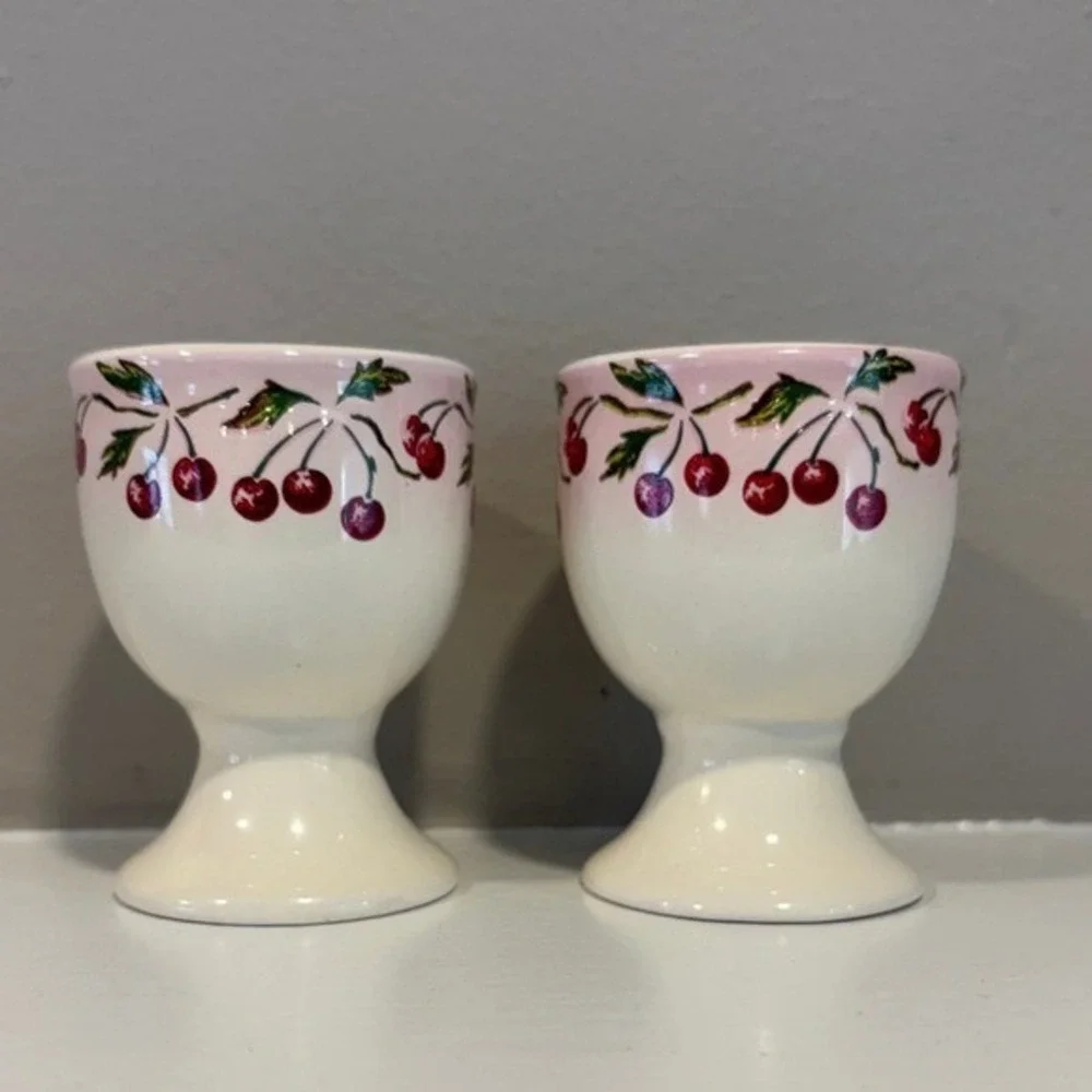 VTG Set of 2 Le‎ Comptoir Pain D'epices Egg Cups, made in France