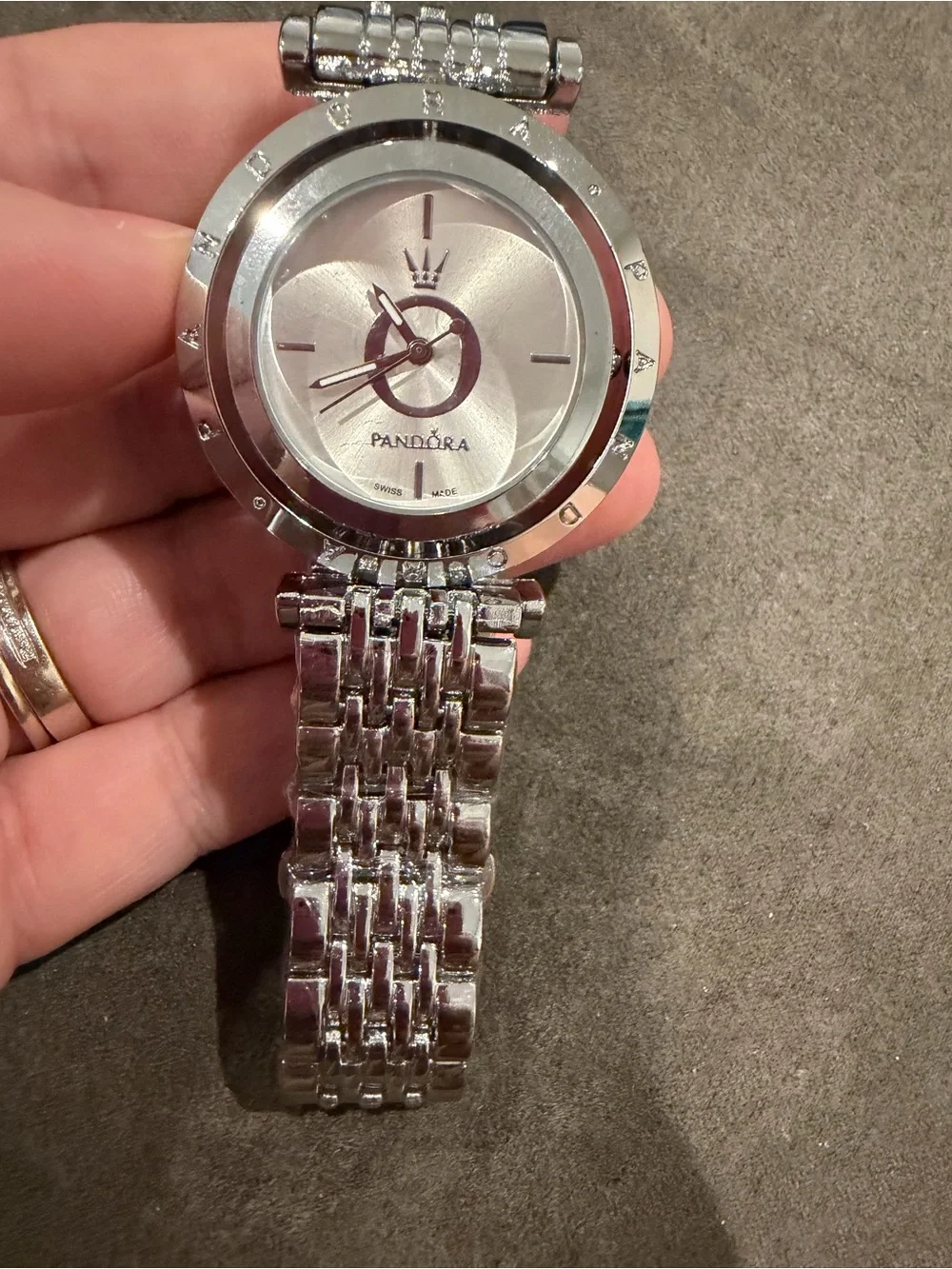 Pandora polished silver