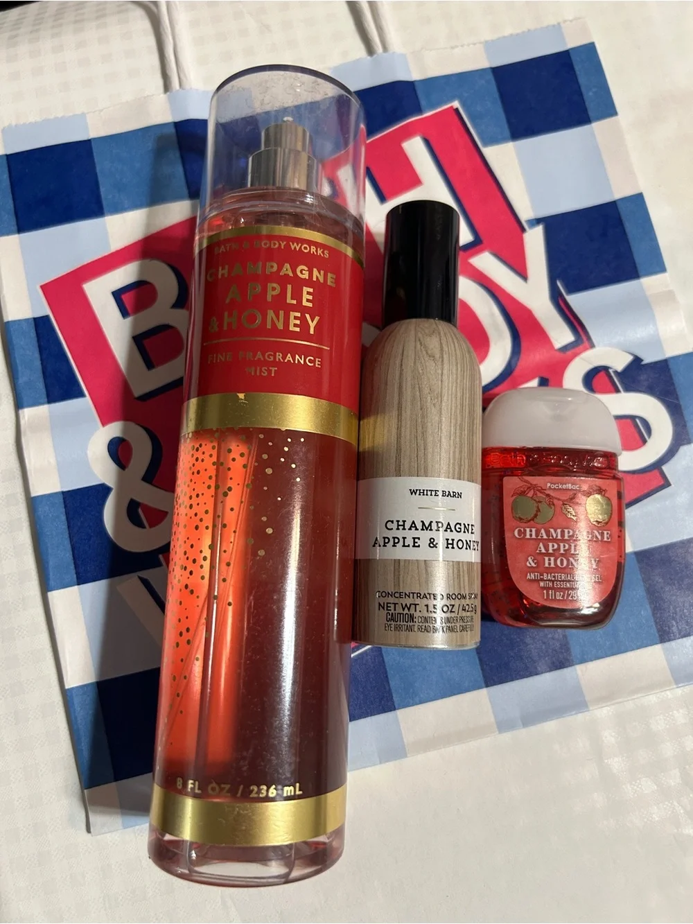 Bath & Body Works Champagne Apple & Honey Fine Fragrance Mist & Room Spray