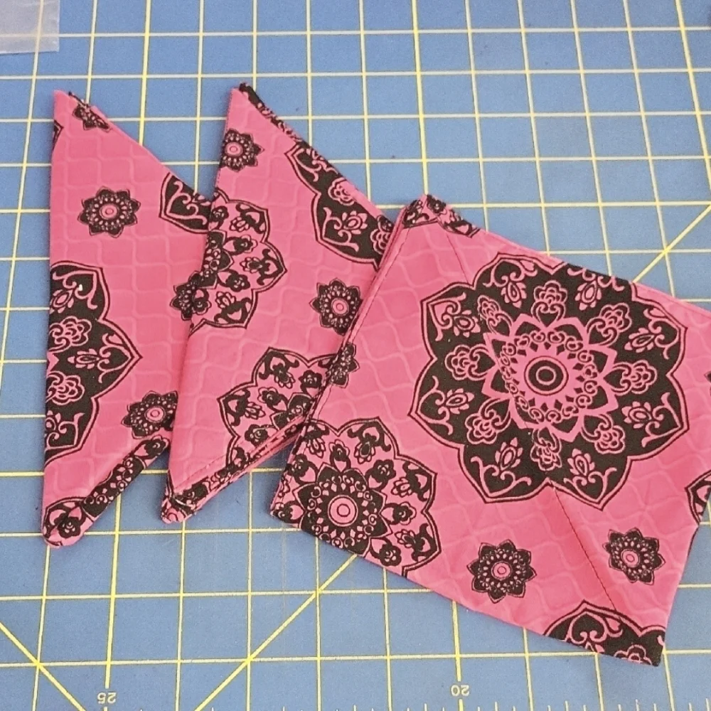La Ti Da Handmade Creations Pink Black Cloth 12