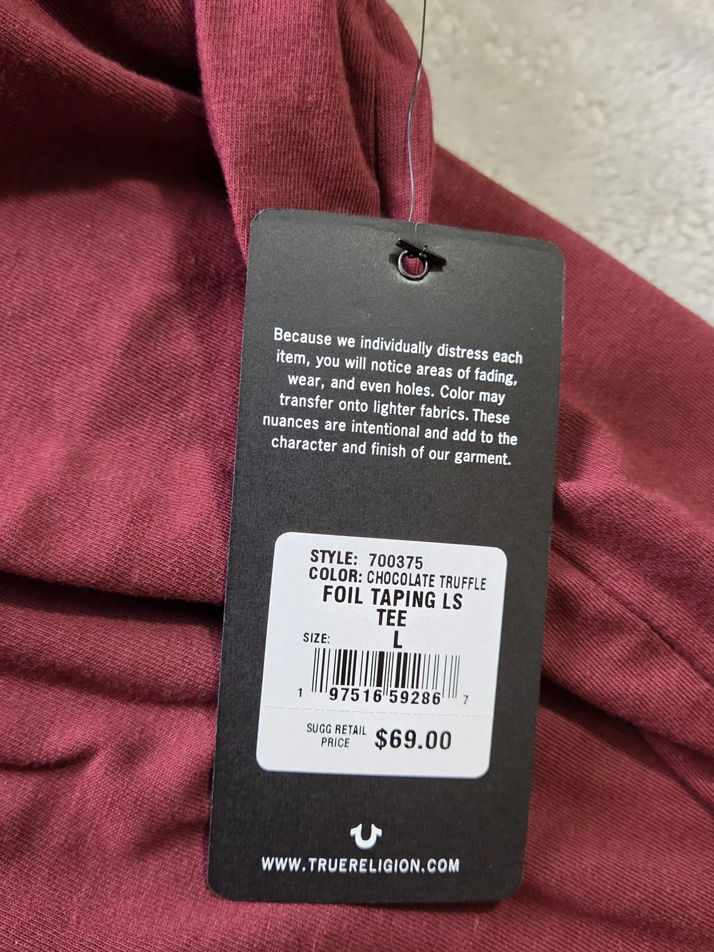 True Religion brand new