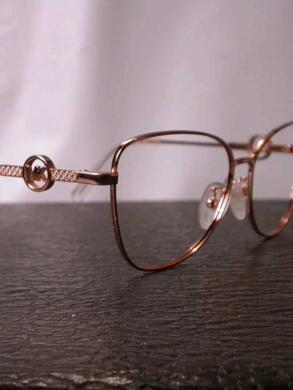 Michael Kors Florence Clear and Gold Eyeglasses Frames