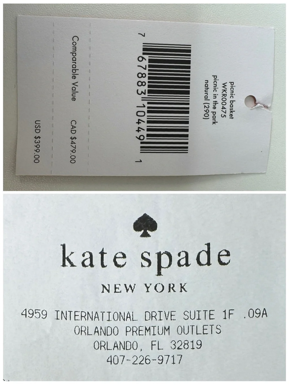 kate spade seller’s notes