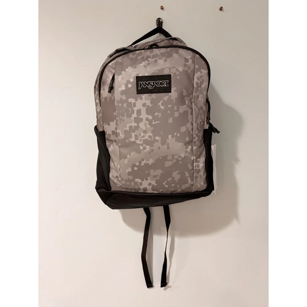 JanSport Inbound Pack FX Reflective Camo Backpack Grey JS0A86E574R 25L New
