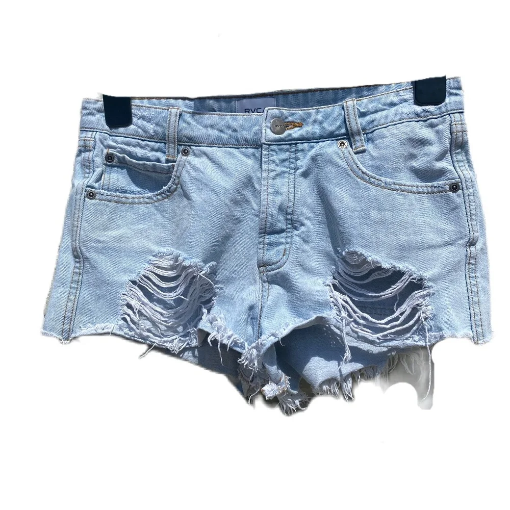 RVCA denim distressed