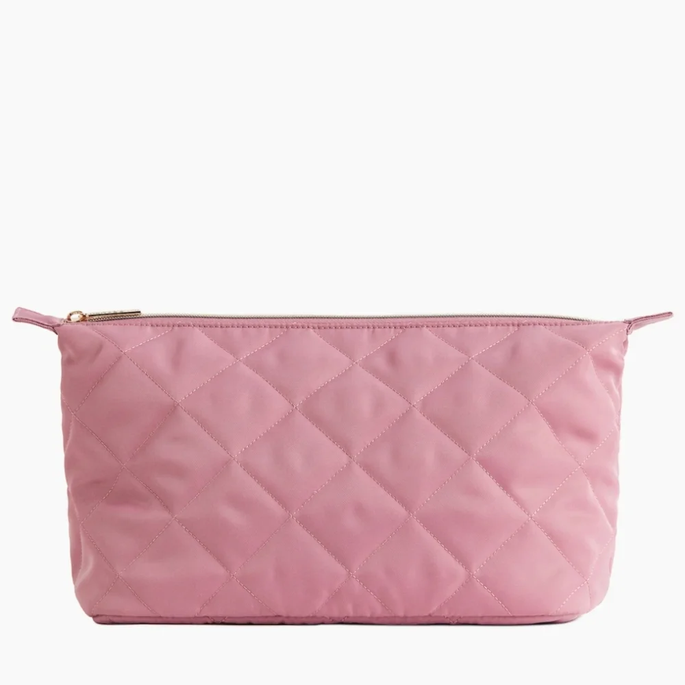 Sale: H&M Large Pink Quilted Make-Up/Insert Bag
