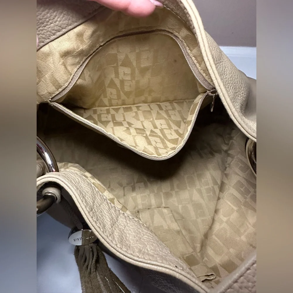 Furla pebbled leather
