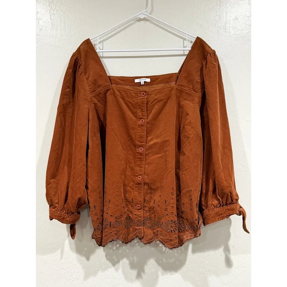 Madewell corduroy top