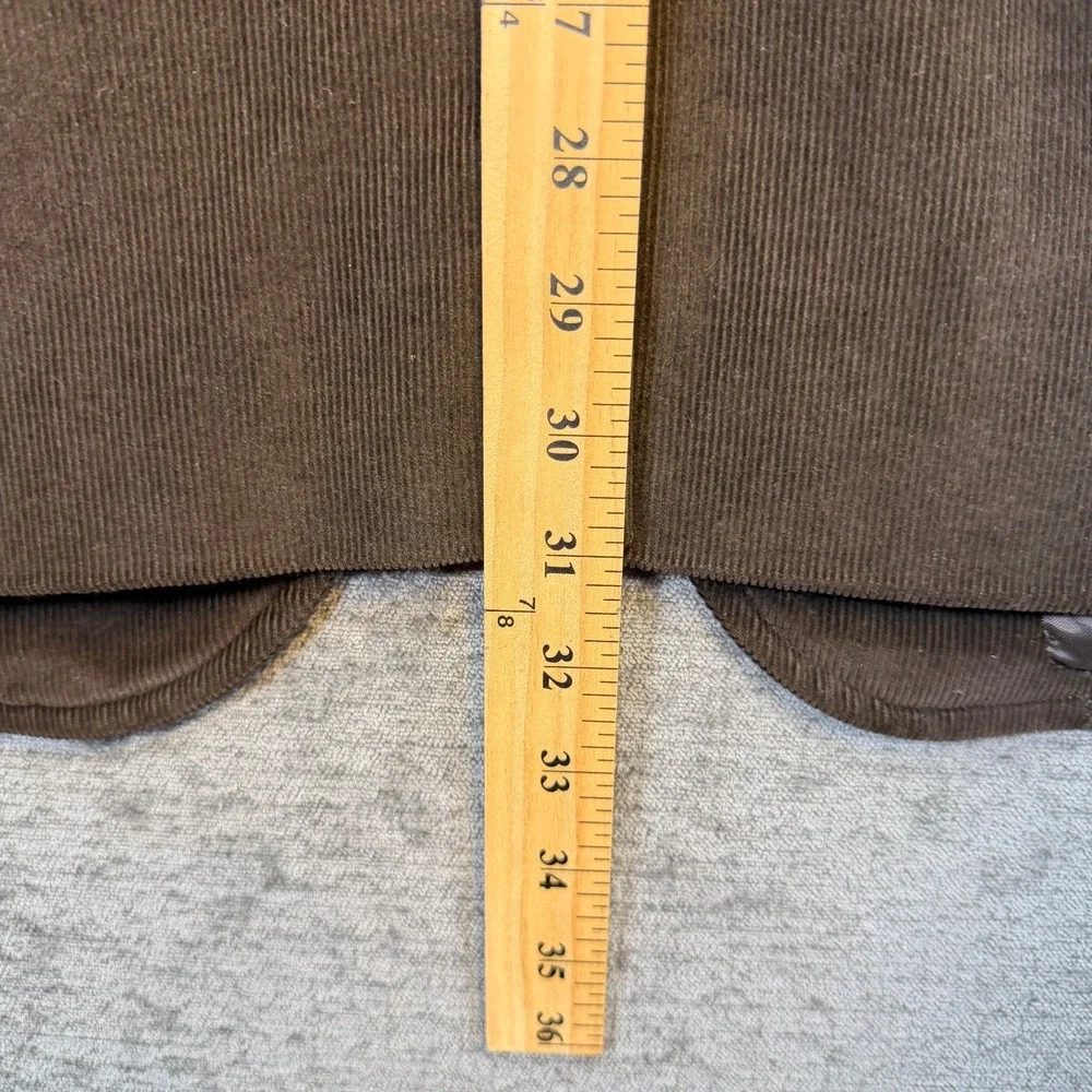 Brooks Brothers 1818 Madison Corduroy Sport Coat 46R Brown Cotton Blazer