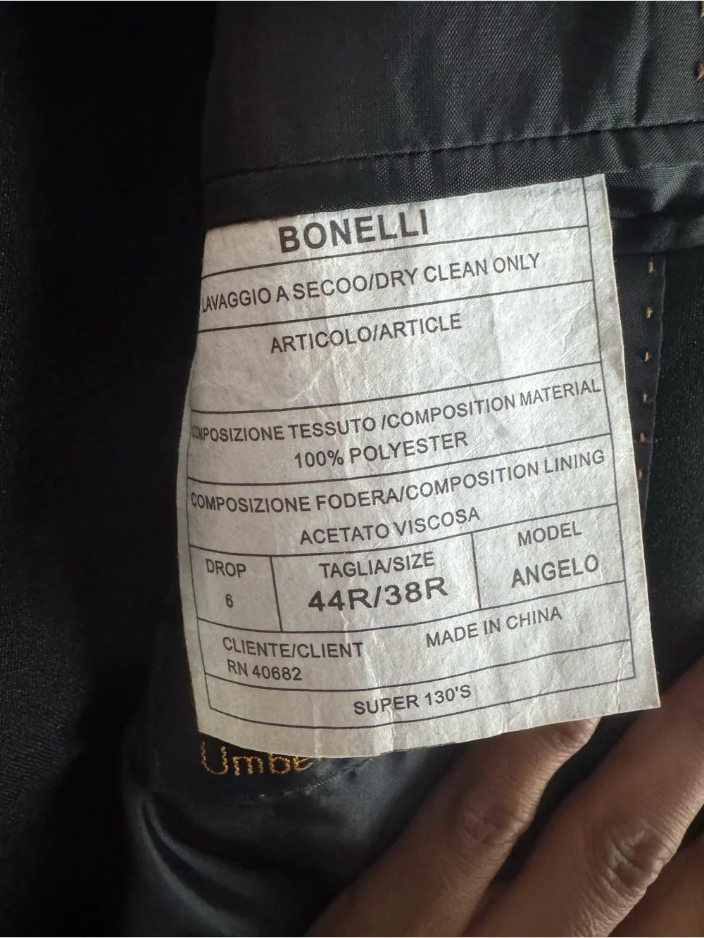 N/A black blazer