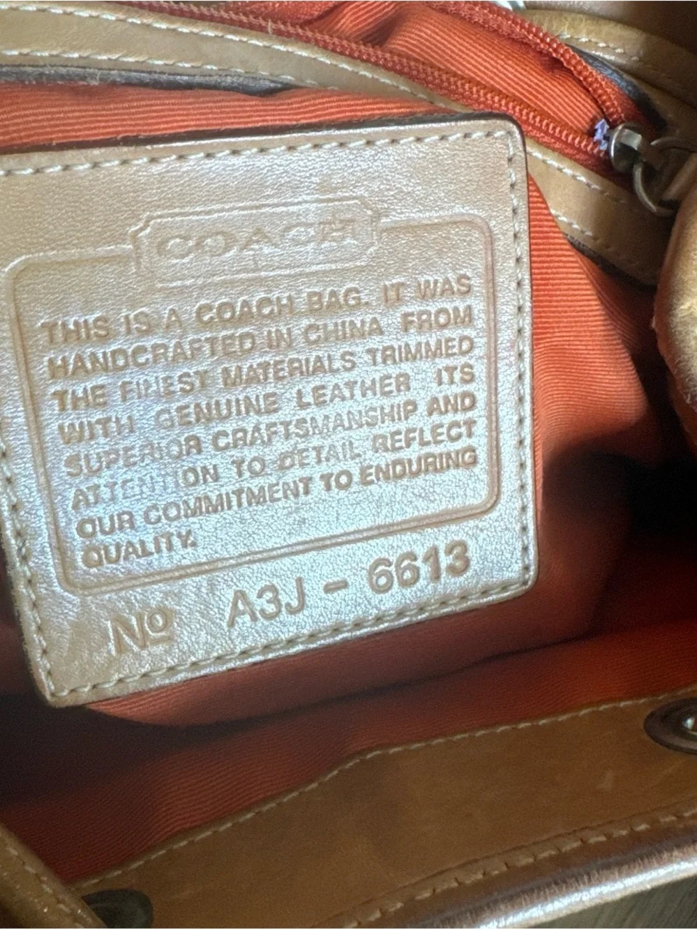 Coach backpack signature