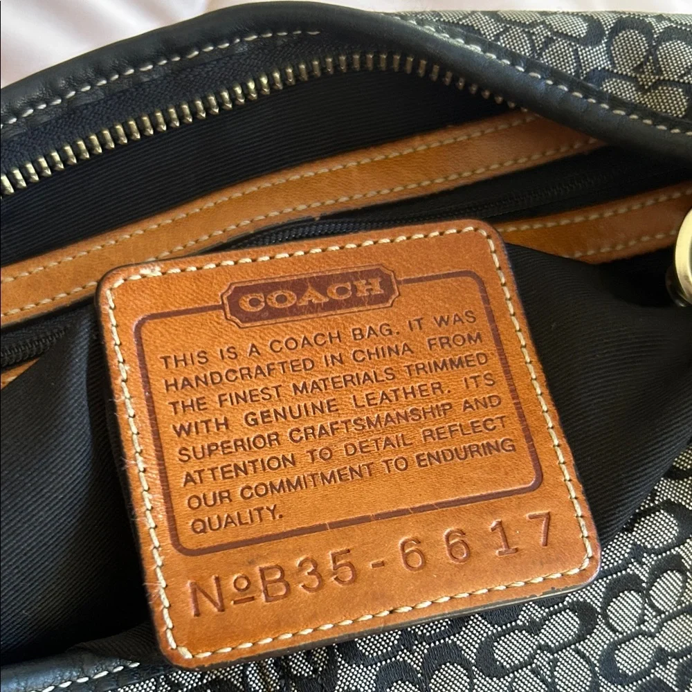 Coach black stylish