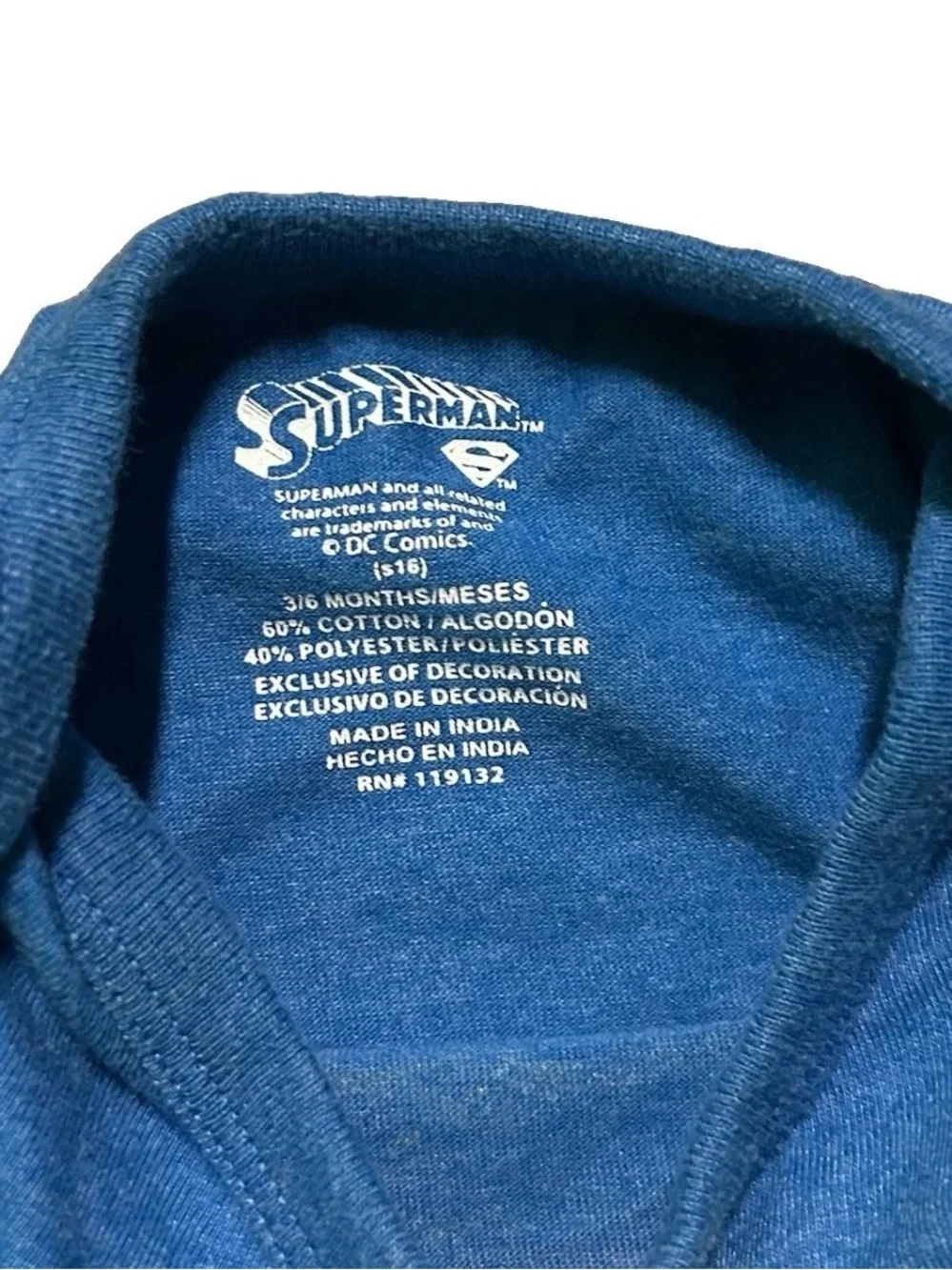 DC Comics soft blue