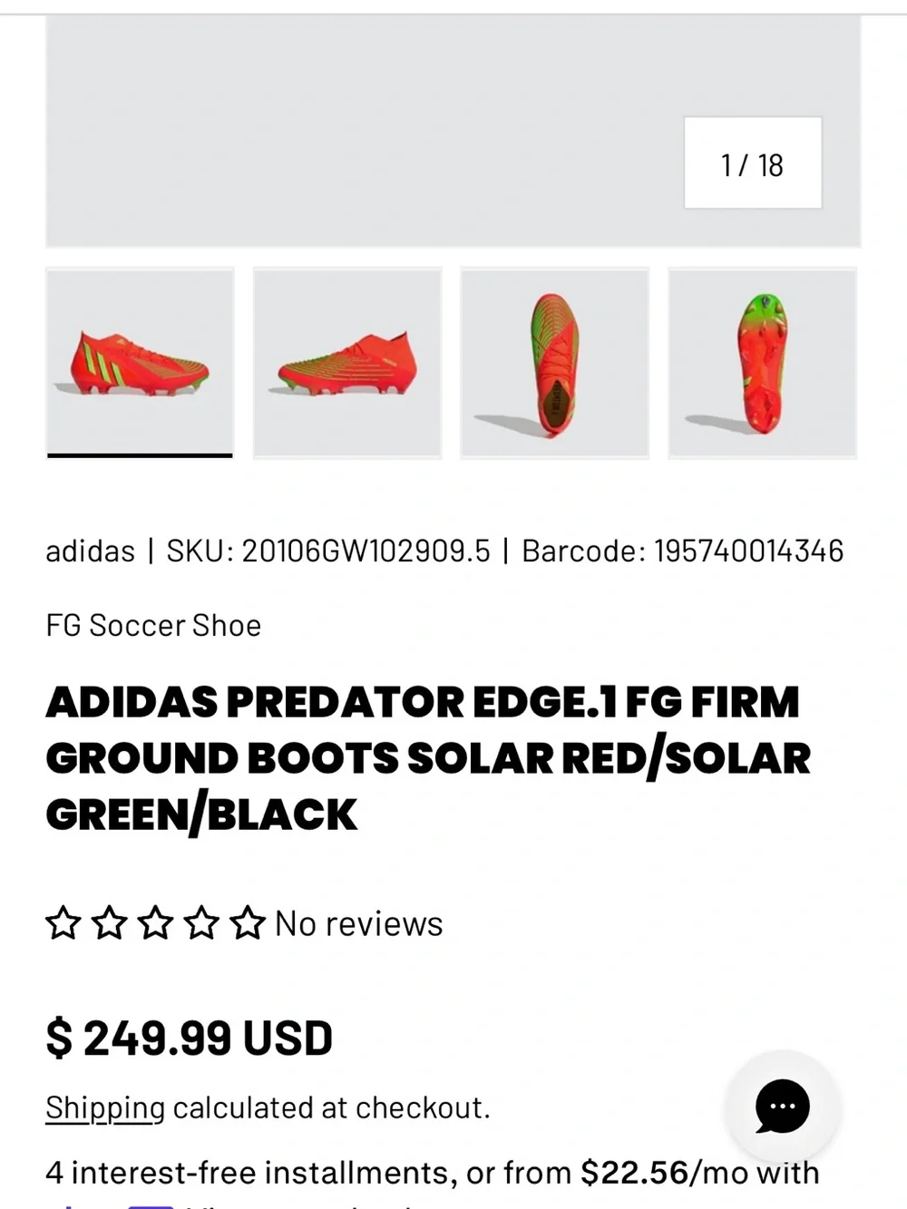 adidas size13 2x