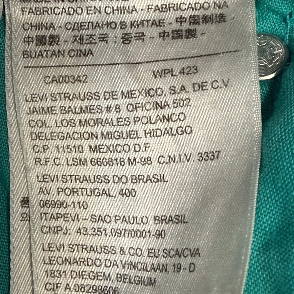 Levi's 511 Men's Jeans Sz 32 Slim Fit Zipper Fly Denim Blue Vintage Distressed