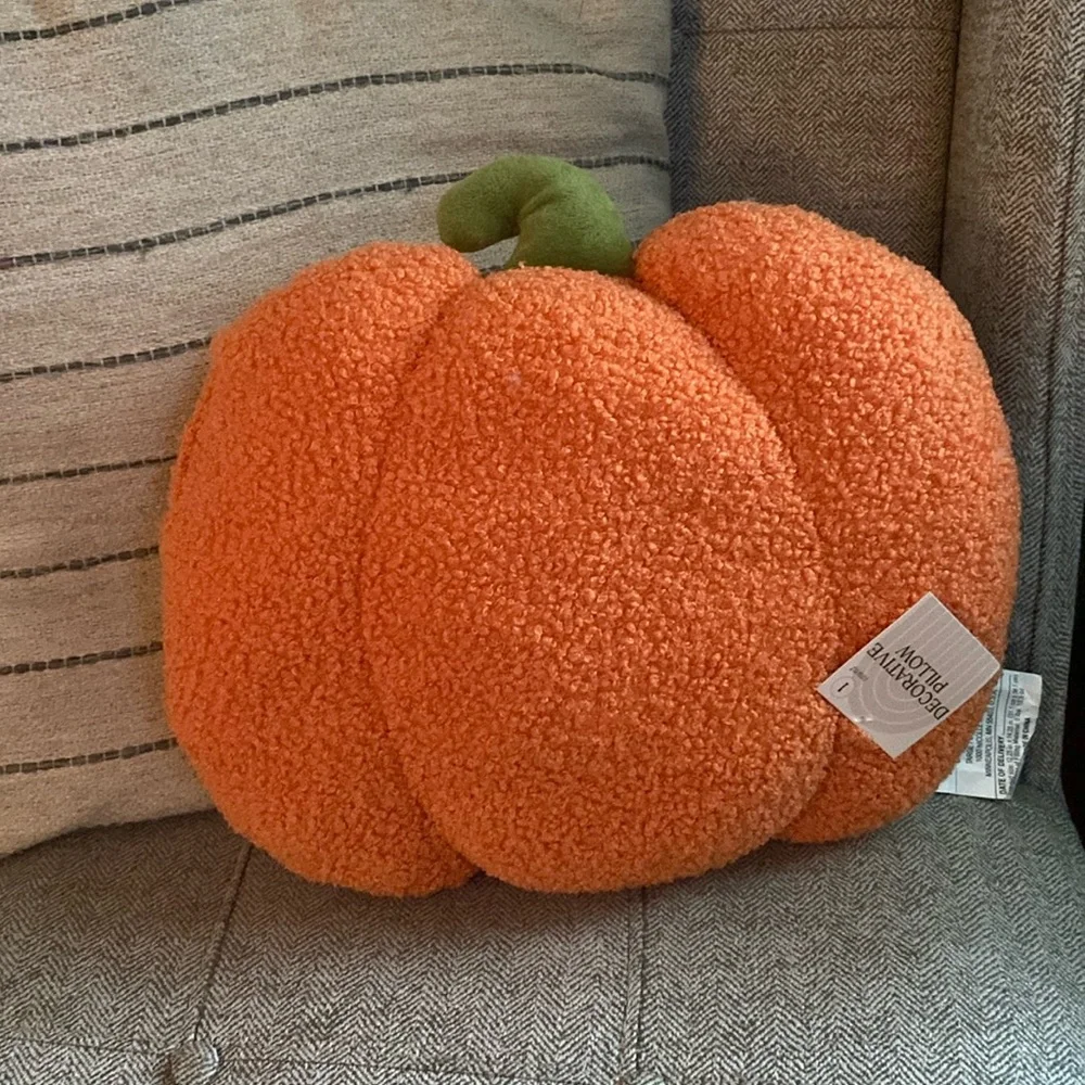 NWT Target Bullseye Pumpkin Pillow