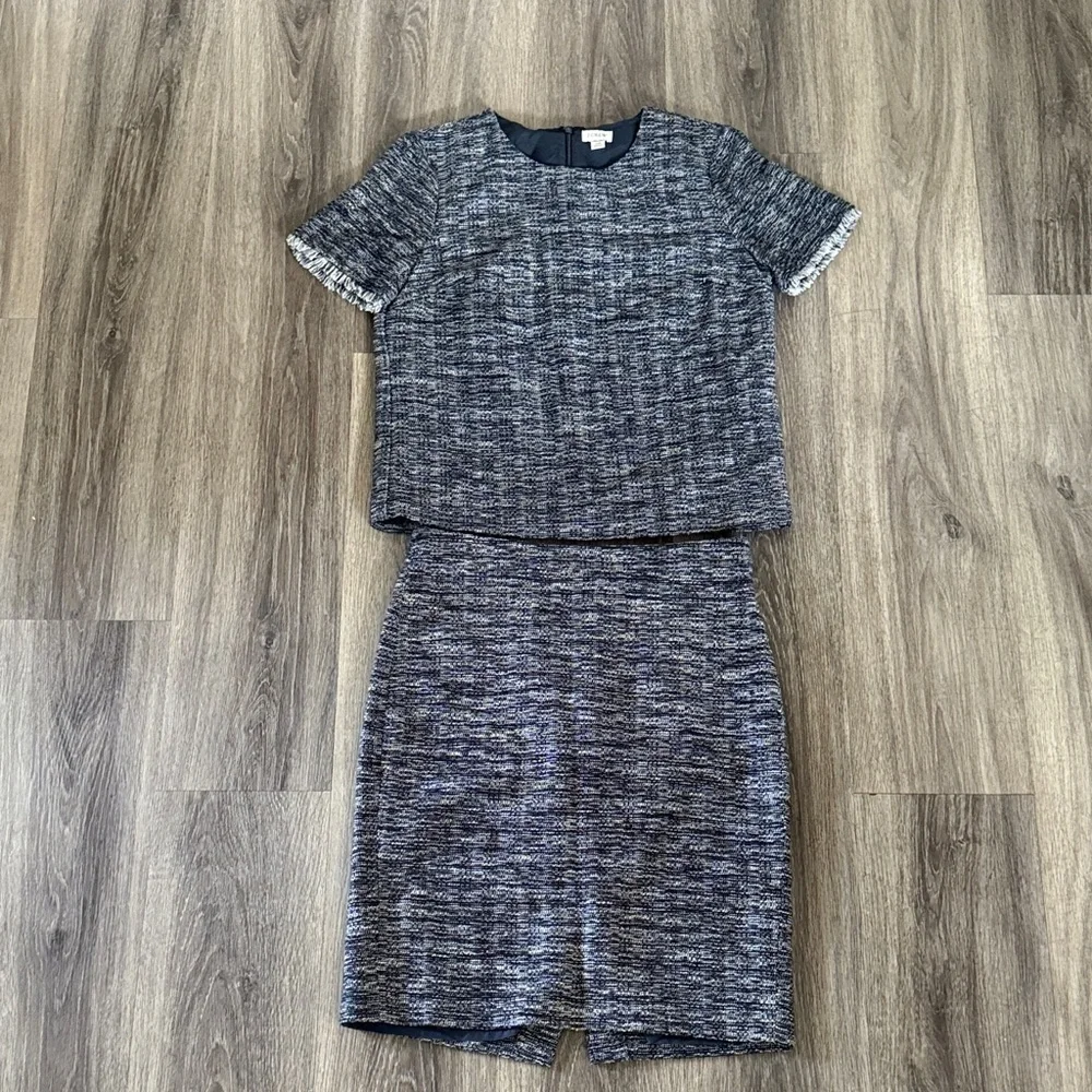 J. Crew elegant tweed