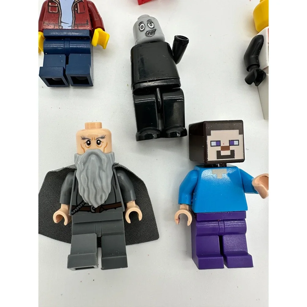 LEGO Minifigures Lot Mixed Characters Minecraft Steve‎ Wizard Octan Multicolor