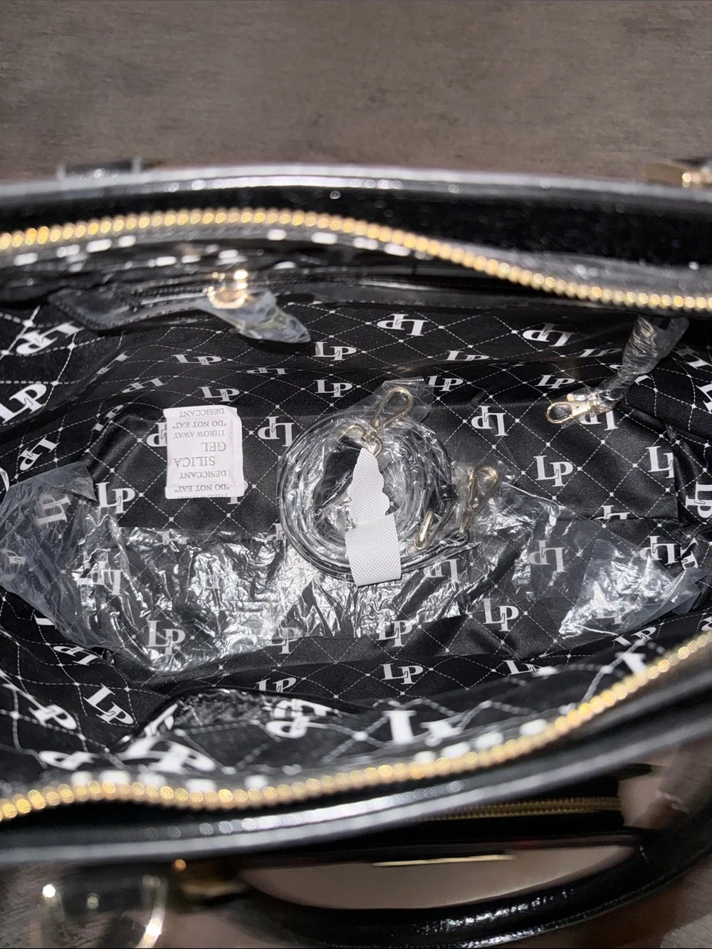 La Phlipe tote black