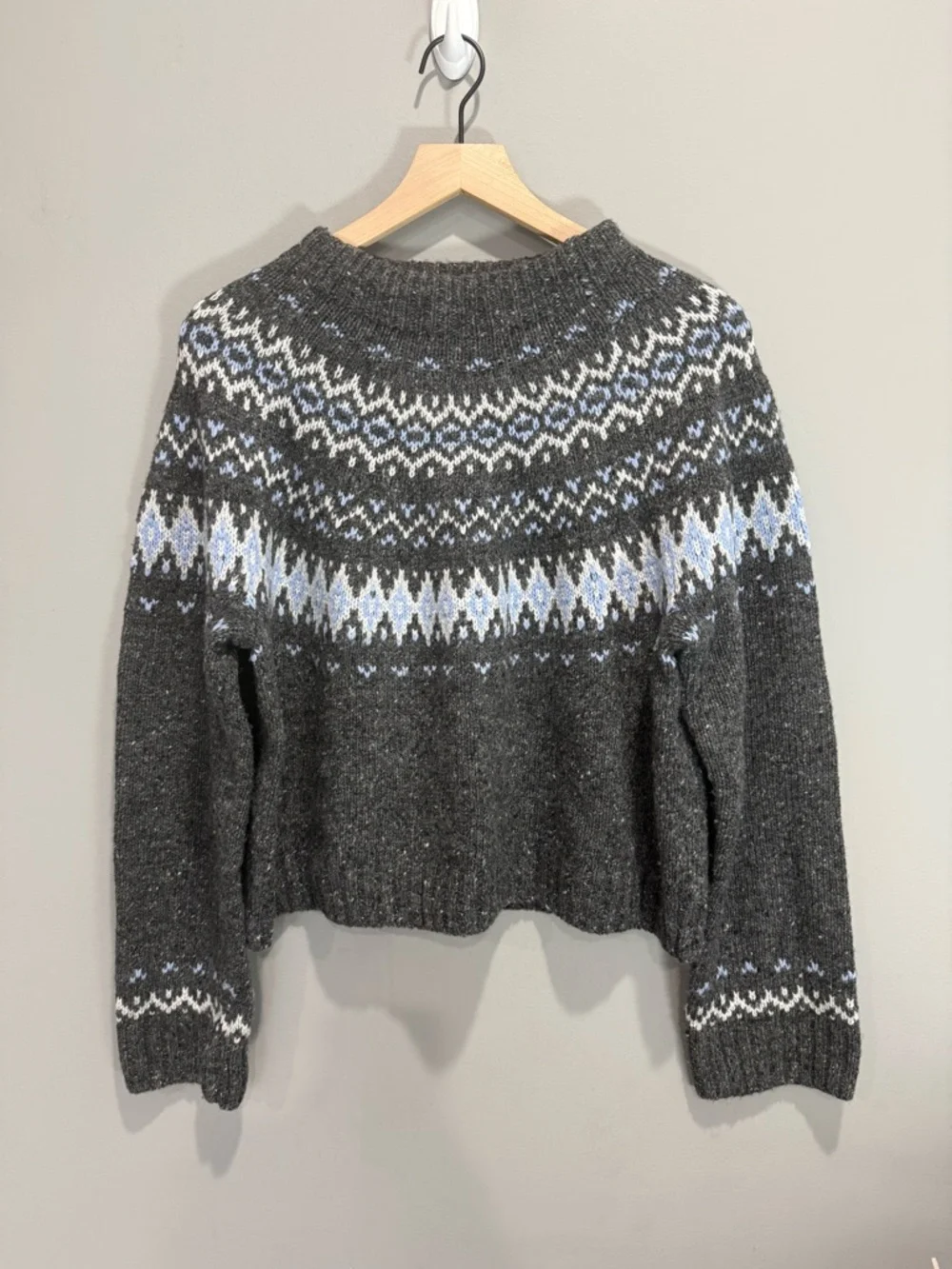 J. Crew cozy charcoal