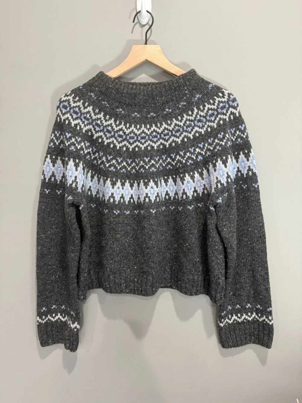 J. Crew cozy charcoal