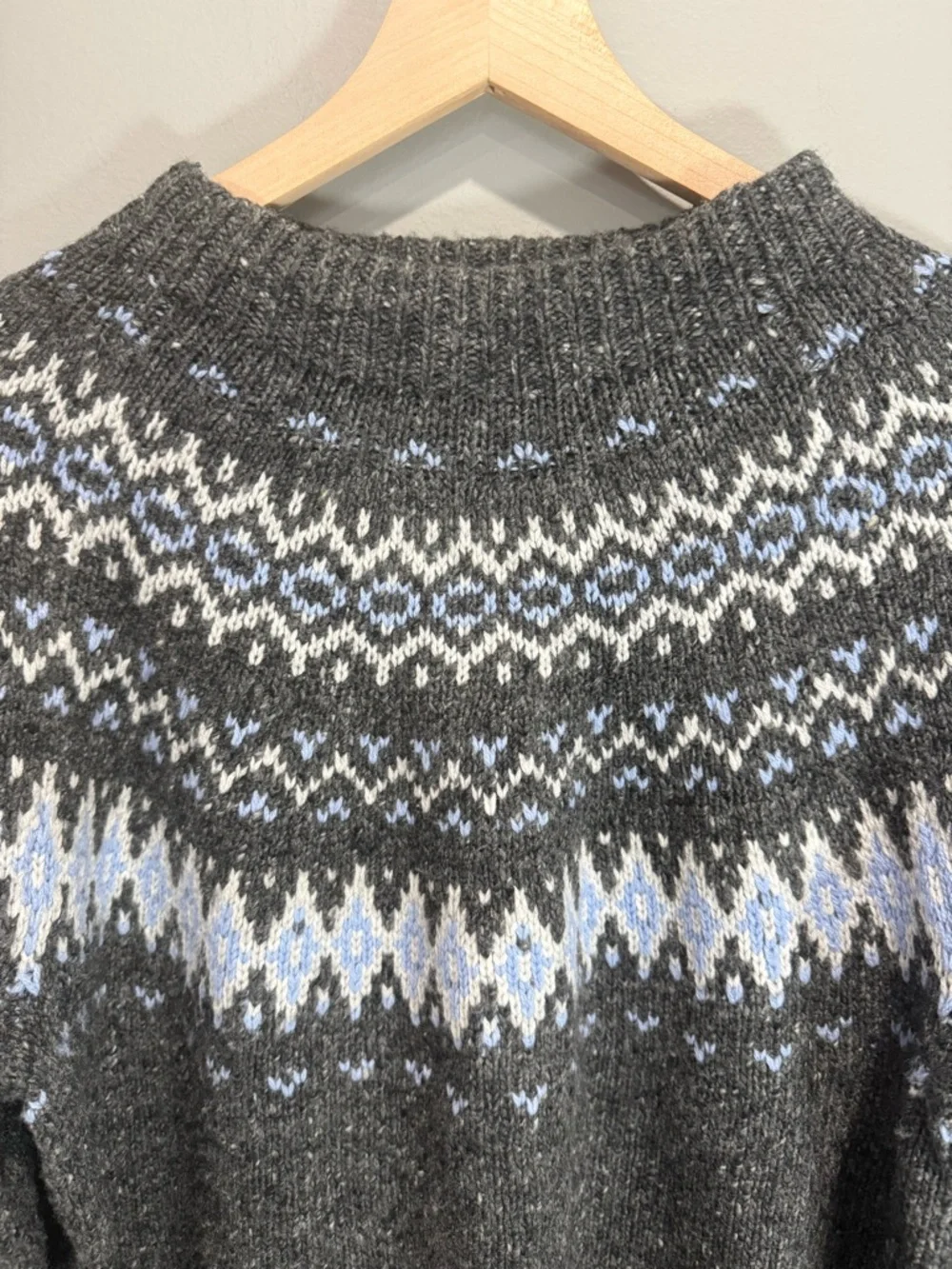 J. Crew cozy charcoal