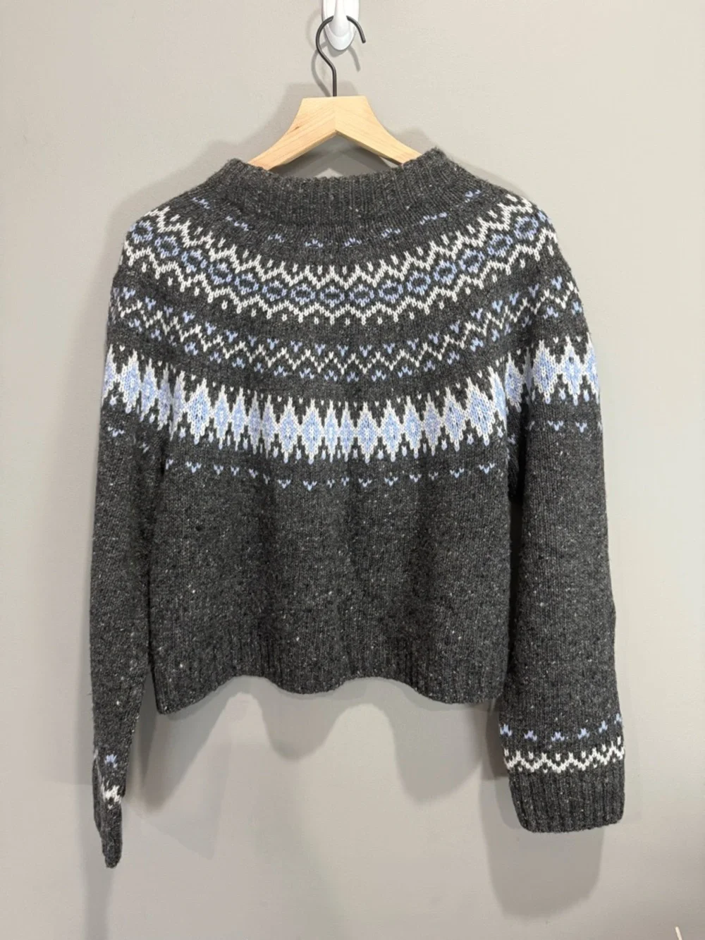 J. Crew cozy charcoal