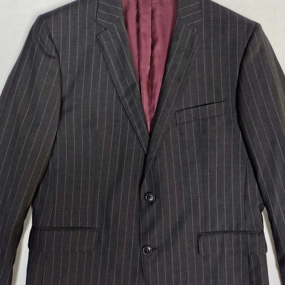 Brooks Brothers Brooksgate Milano Pinstripe Blazer Canali Wool 42R