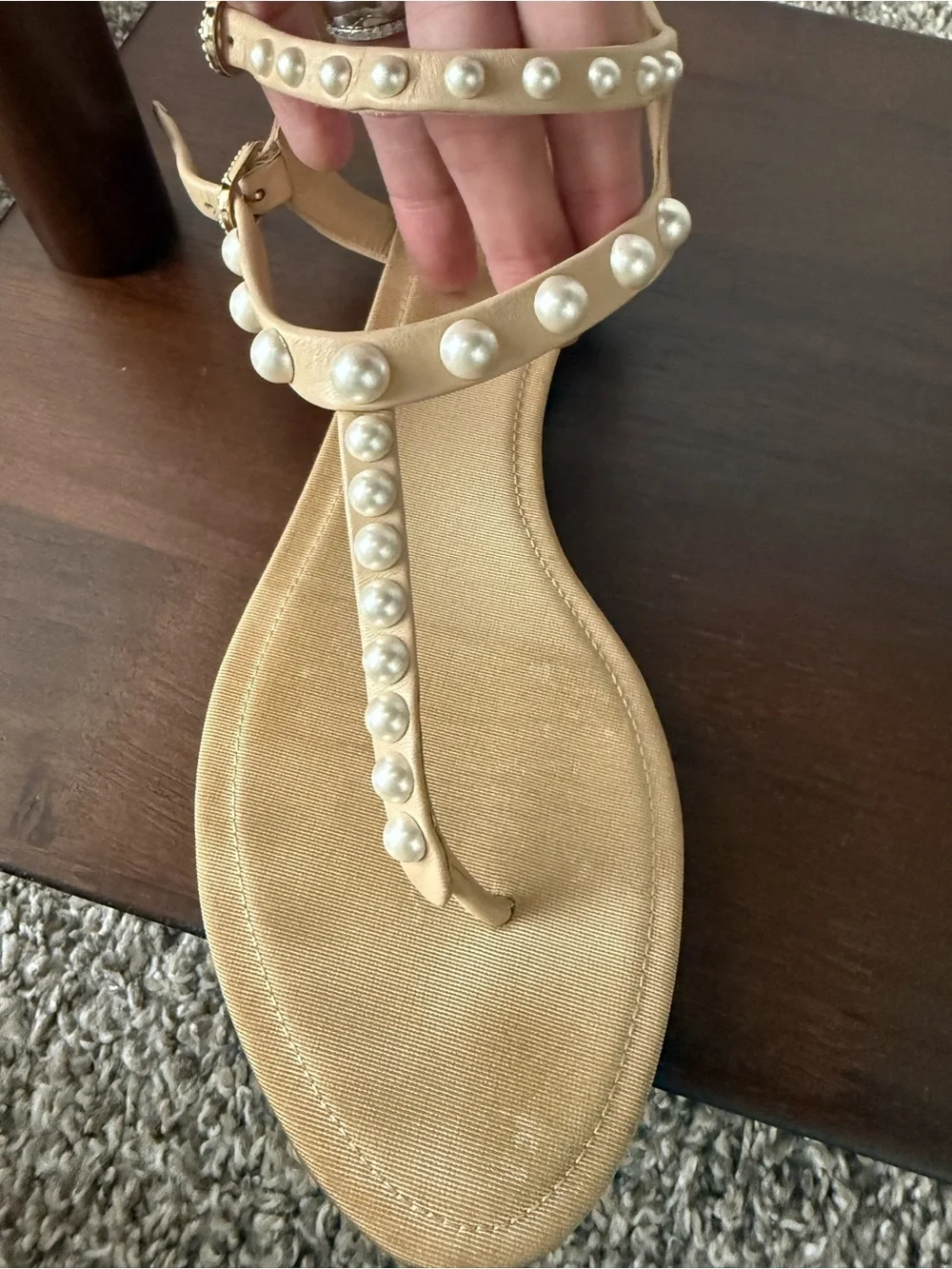 CHANEL sandals strap
