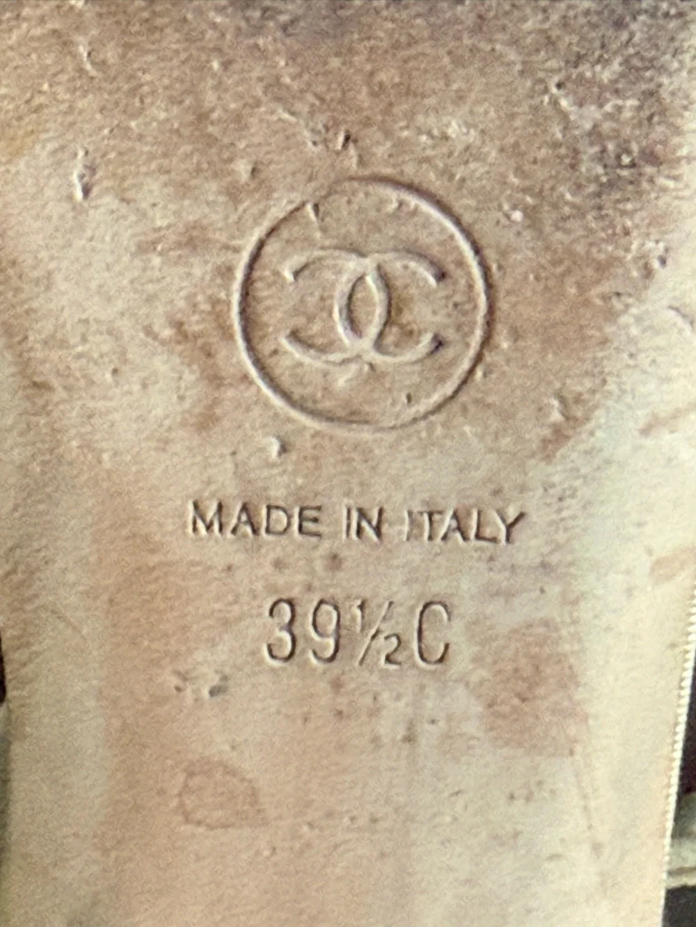 CHANEL sandals strap