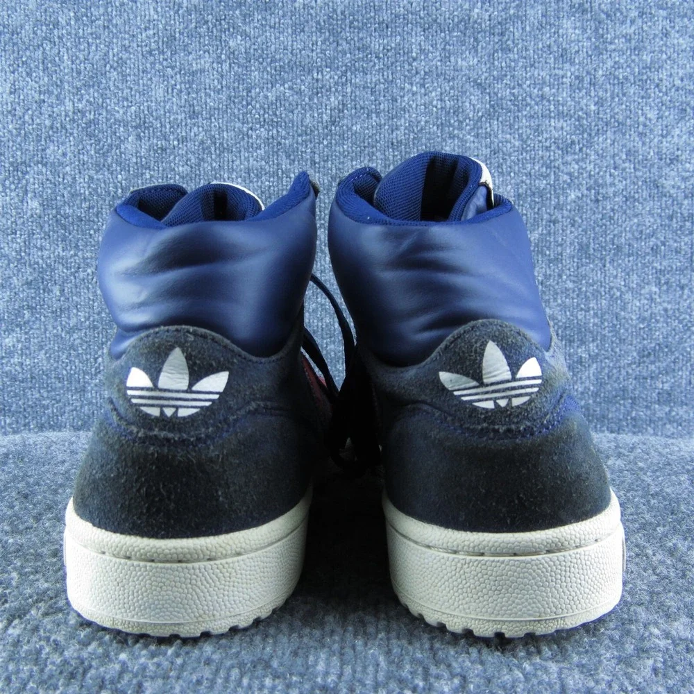 adidas‎ VNTG Sample Men Sneaker Shoes Blue Leather Lace Up Size 9 Medium