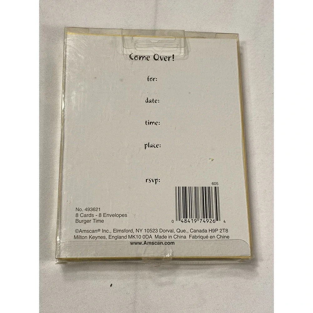 Amscan novelty invitations