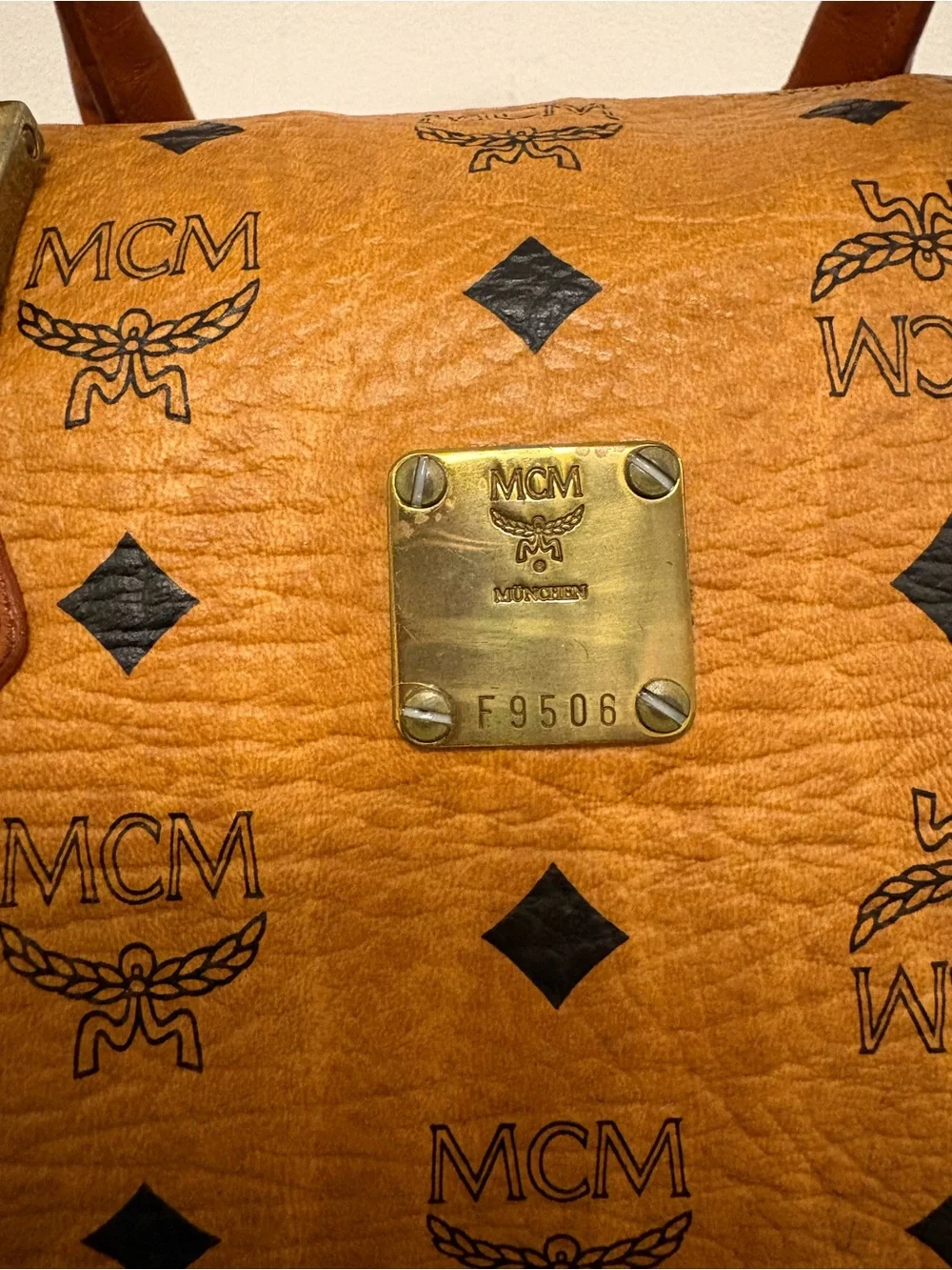 MCM classic satchel