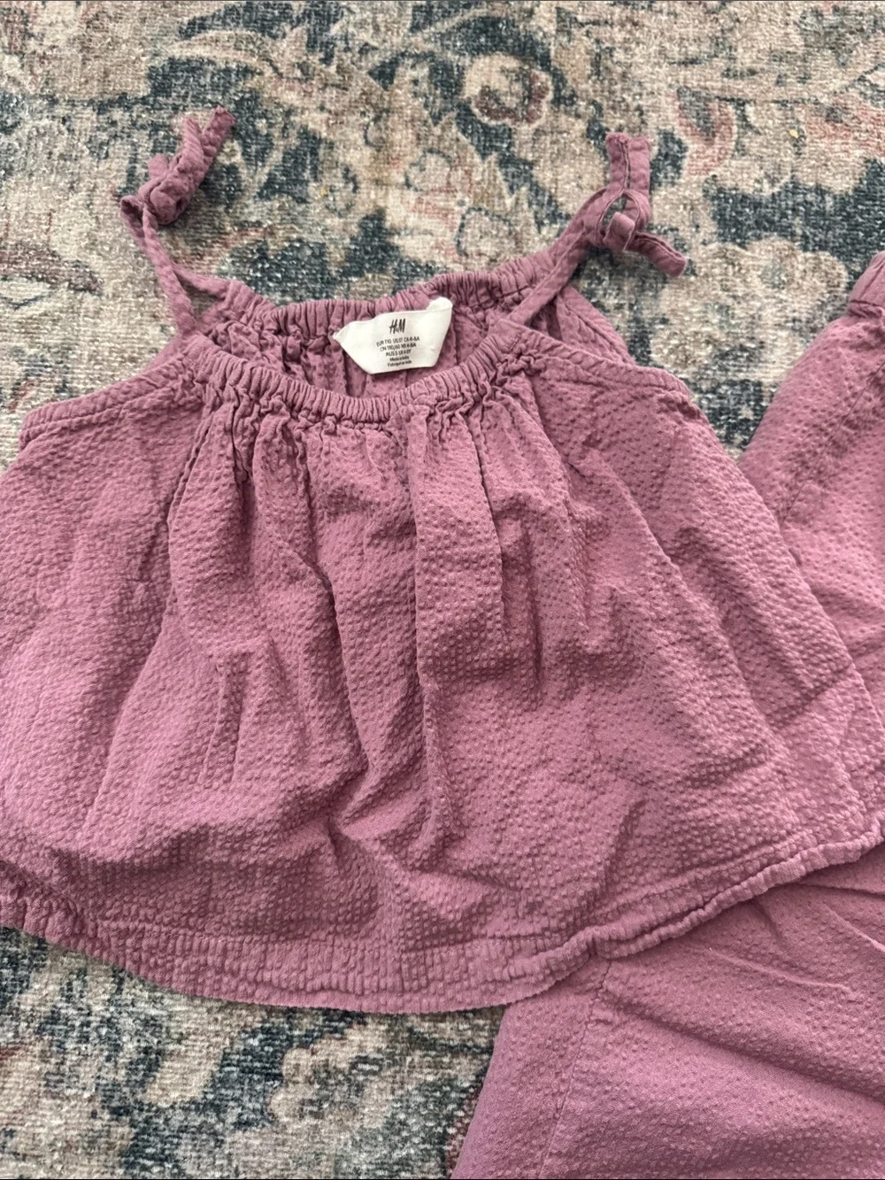 H&M textured wide