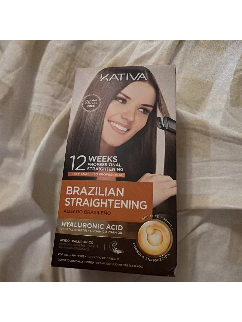 Kativa Brazilian Straightening Kit 12 Weeks of Home Use Professional Keratin