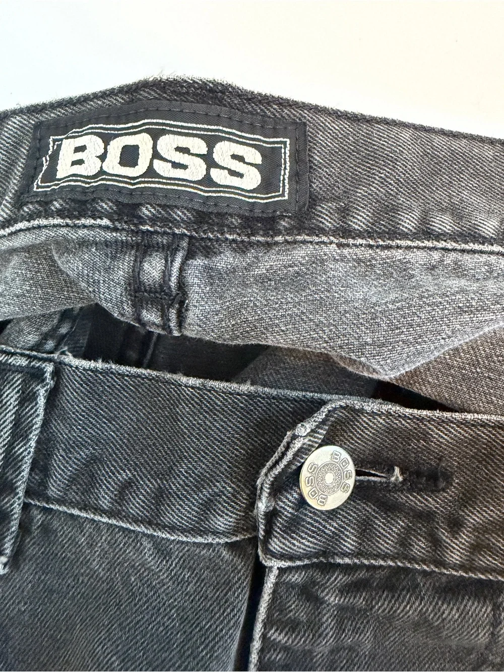 Boss denim shorts