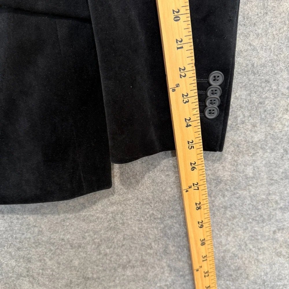 John Stephen London Velvet Blazer Jacket Sport Coat Mens 44 R Martini Graphic‎