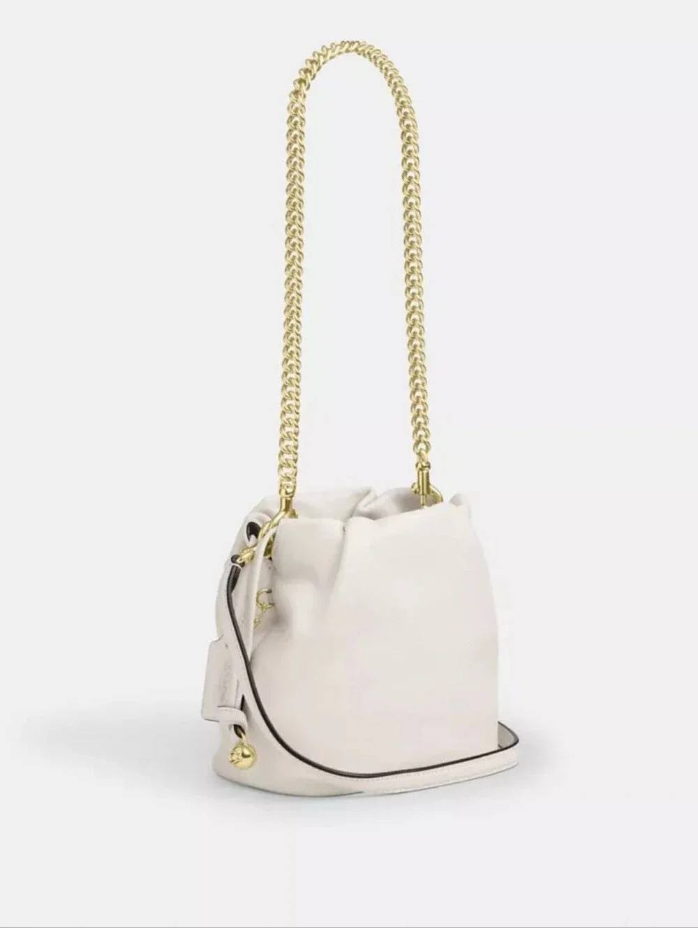 Coach sleek white