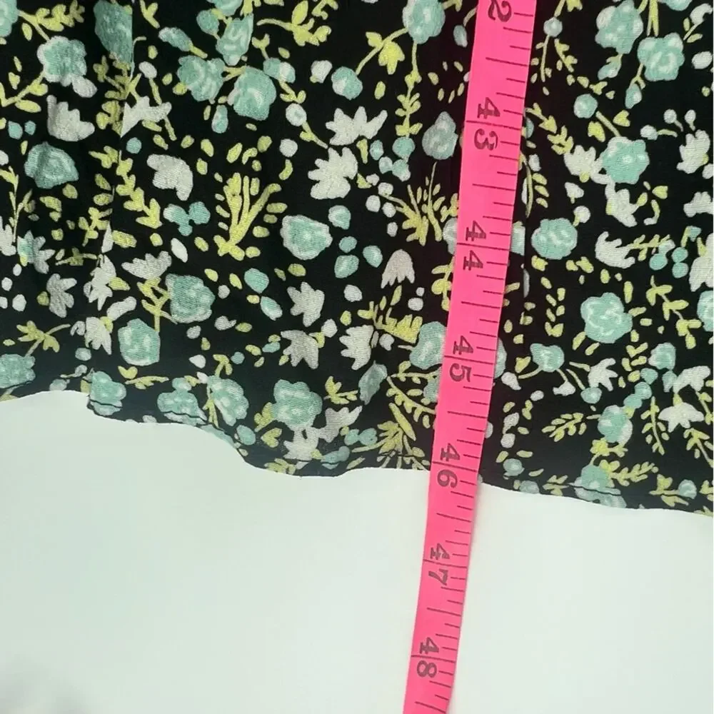 J. Crew Drapey Tiered Dress in Fall‎ Garden Floral Sz 4
