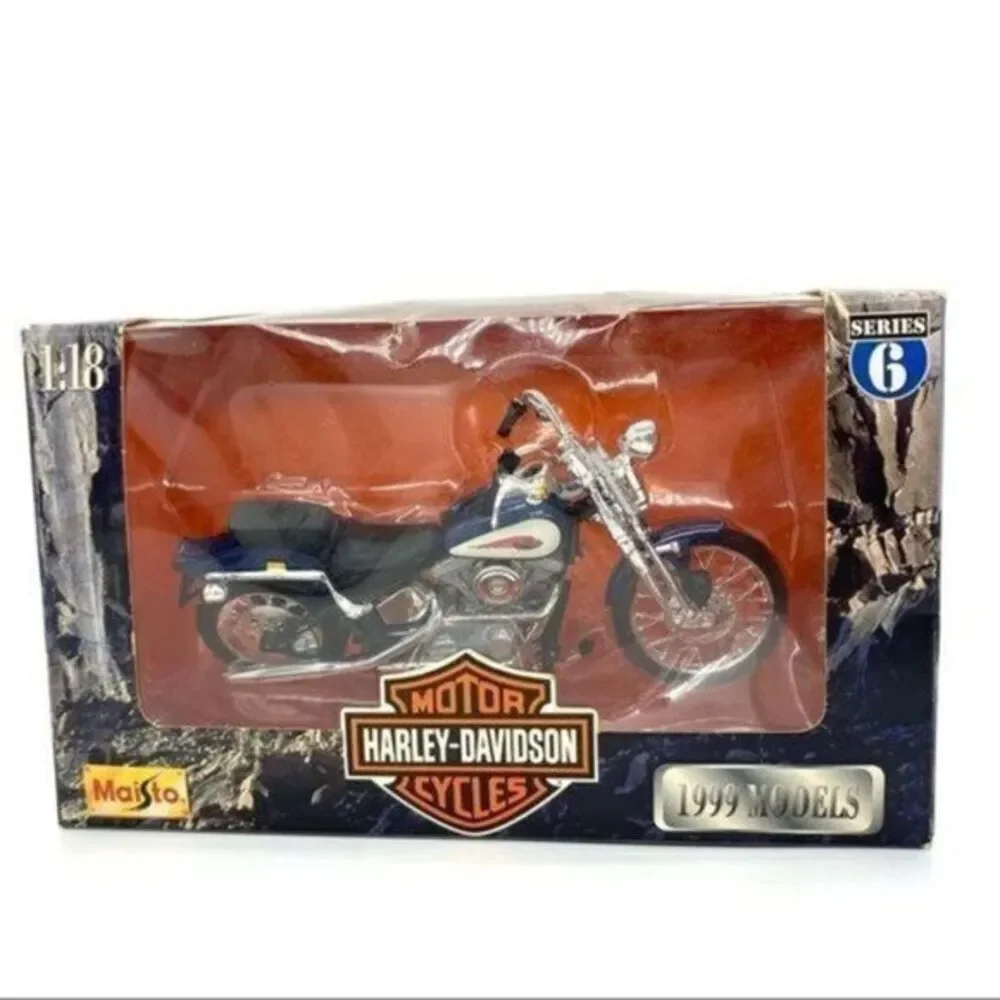 Maisto 1999 Harley Davidson FXSTS Springer Softail Motorcycle Die Cast Series 6
