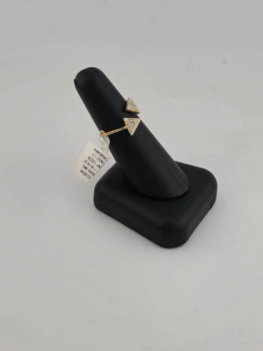 Brand New Sterling Silver 925 Double triangle Ring