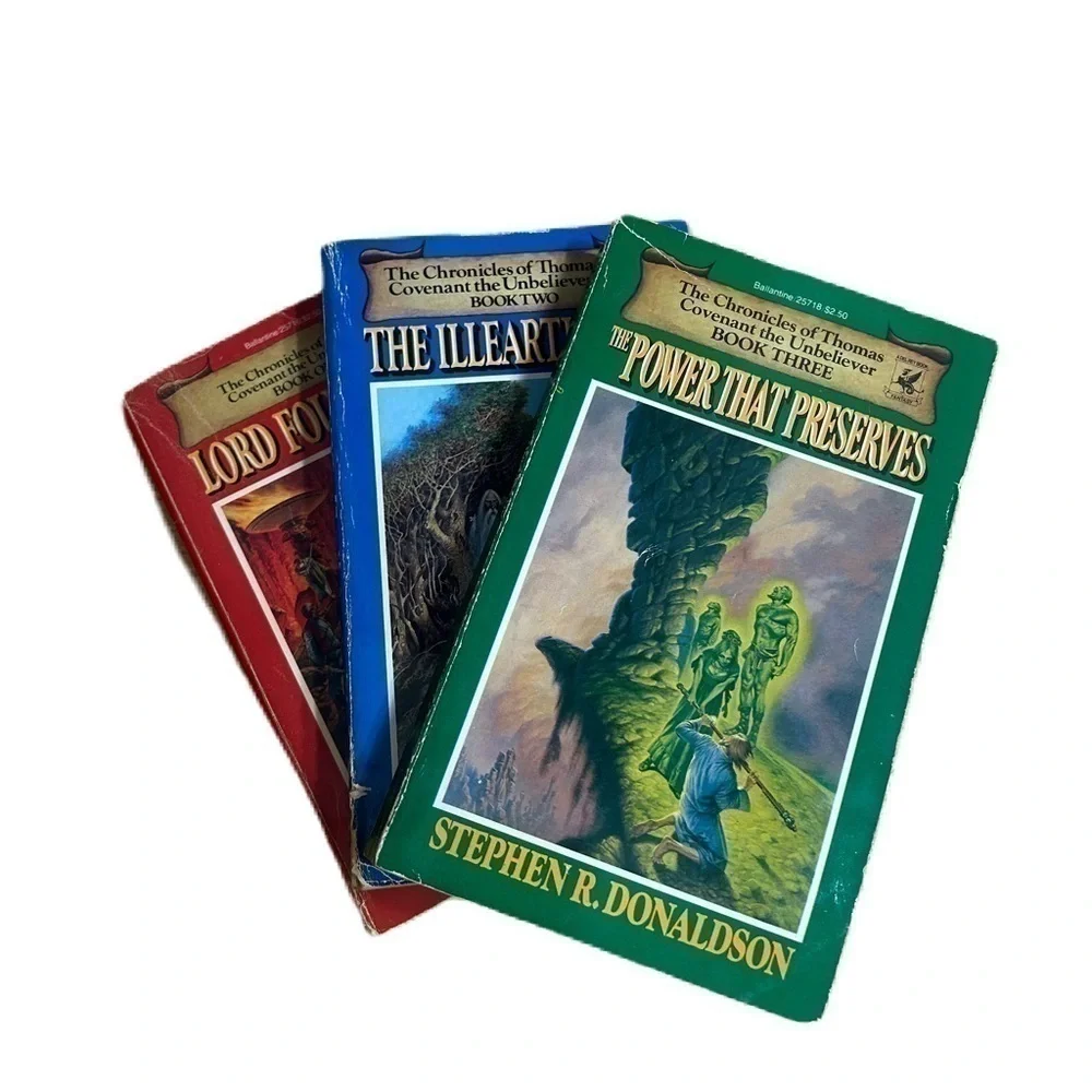The Chronicles of Thomas Covenant the Unbeliever Books 1-3 Vintage Paperback