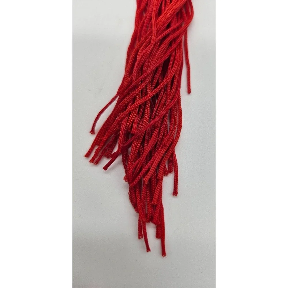 Chinese Knot Tassel Ornament Red Gold‎ Bells Lunar New Year Good Luck Charm 11in