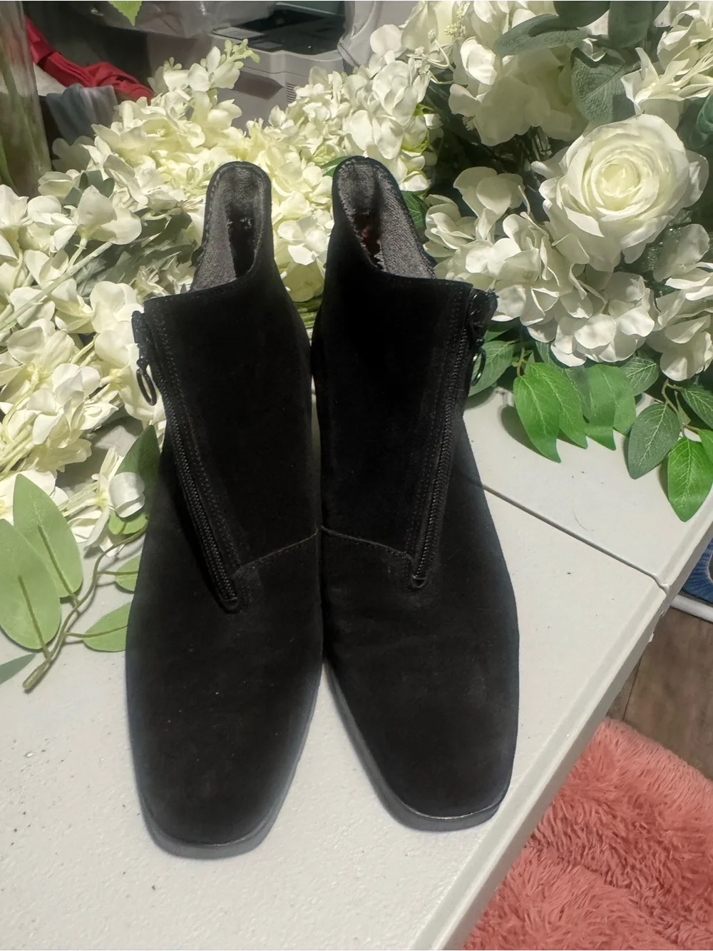 Aquatalia black suede