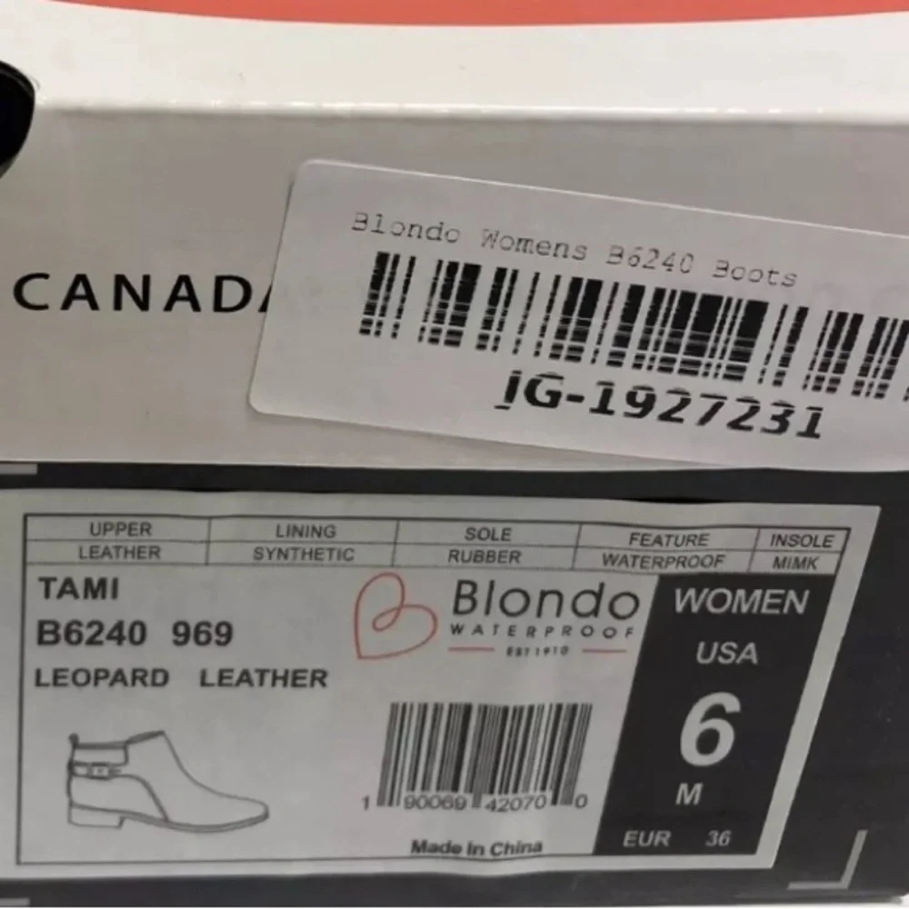 Blondo new box
