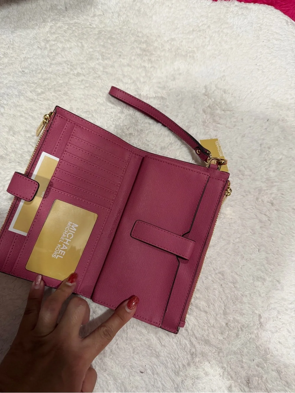Michael Kors compact wristlet