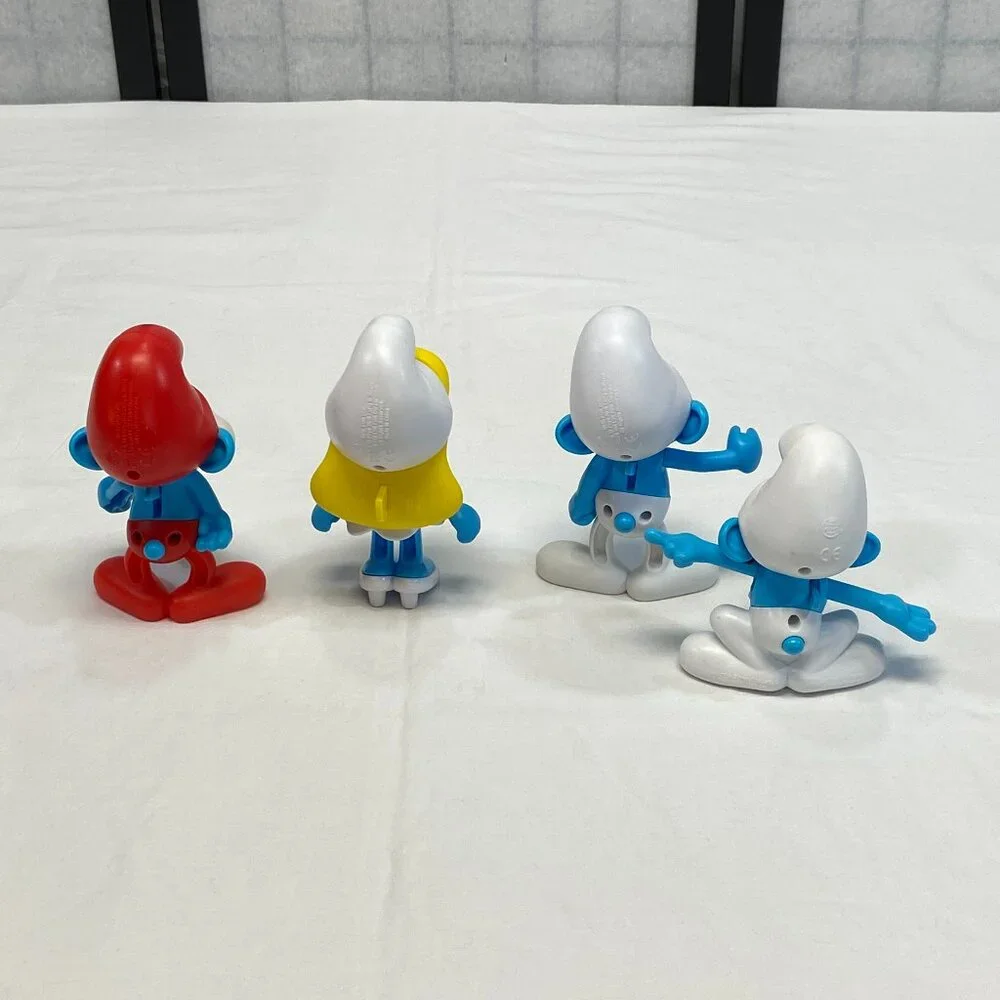 burger king cartoon plastic #smurfs